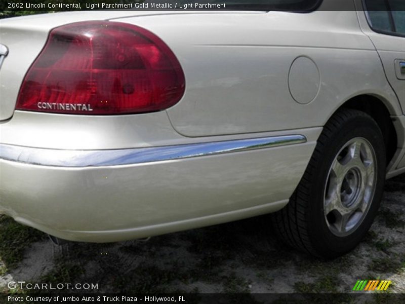 Light Parchment Gold Metallic / Light Parchment 2002 Lincoln Continental