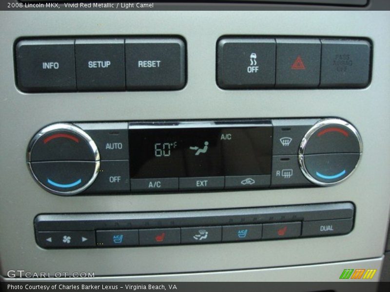 Vivid Red Metallic / Light Camel 2008 Lincoln MKX