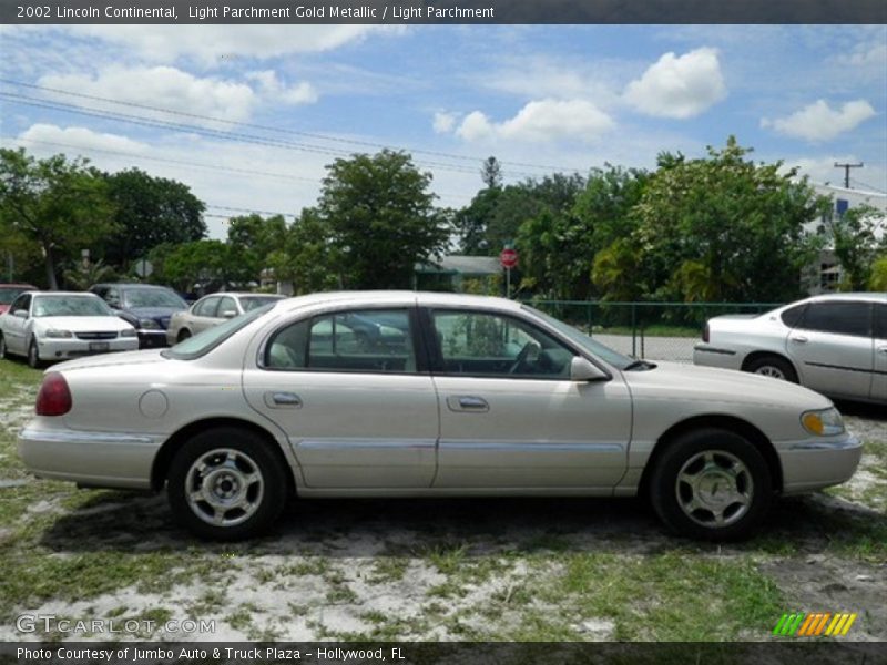 Light Parchment Gold Metallic / Light Parchment 2002 Lincoln Continental