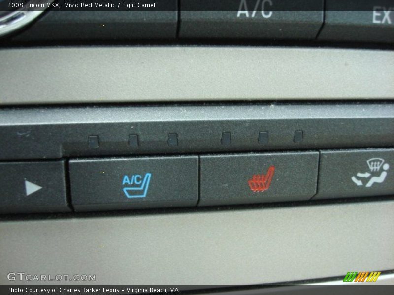 Vivid Red Metallic / Light Camel 2008 Lincoln MKX