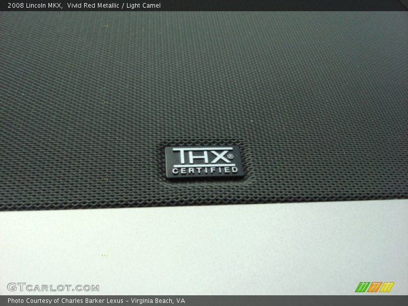 Vivid Red Metallic / Light Camel 2008 Lincoln MKX