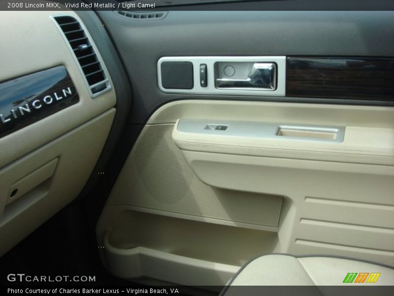 Vivid Red Metallic / Light Camel 2008 Lincoln MKX