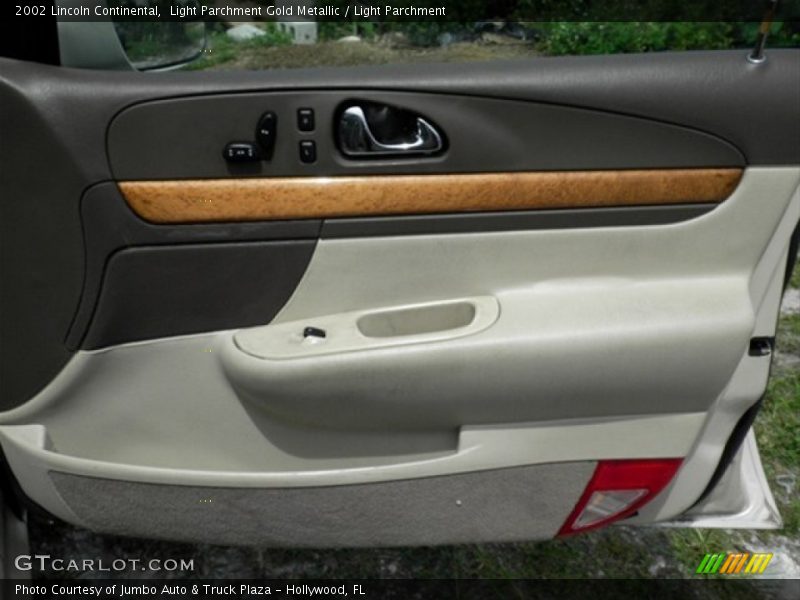 Light Parchment Gold Metallic / Light Parchment 2002 Lincoln Continental