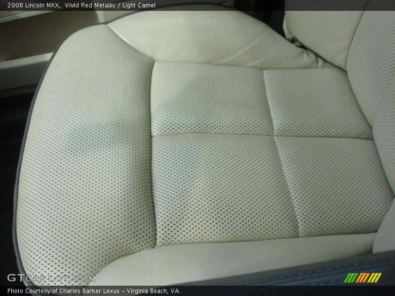 Vivid Red Metallic / Light Camel 2008 Lincoln MKX