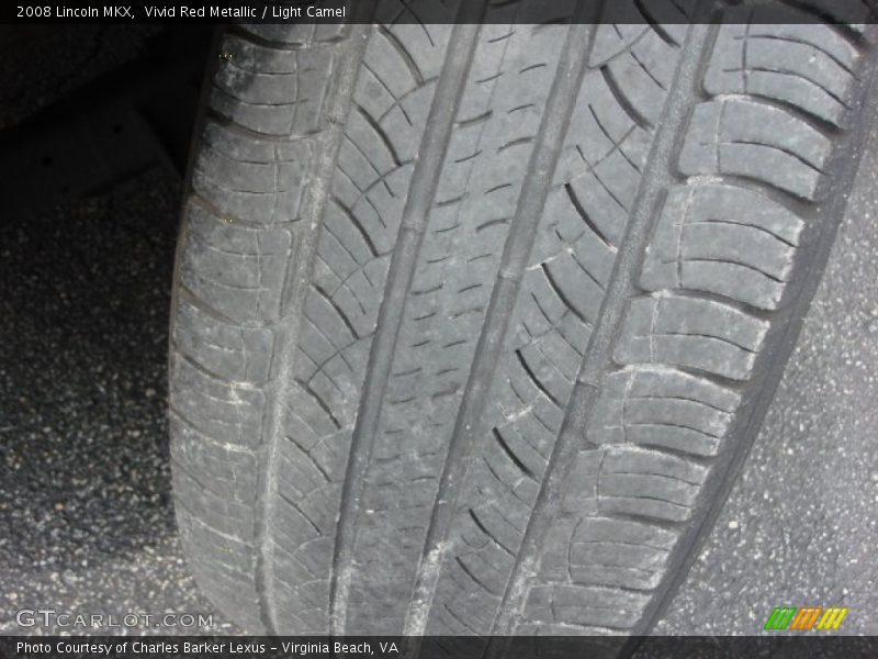 Vivid Red Metallic / Light Camel 2008 Lincoln MKX
