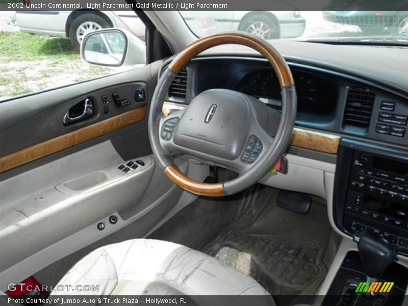 Light Parchment Gold Metallic / Light Parchment 2002 Lincoln Continental
