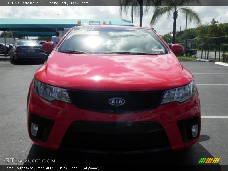 Racing Red / Black Sport 2011 Kia Forte Koup SX