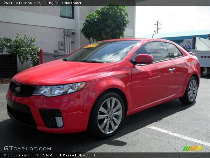 Racing Red / Black Sport 2011 Kia Forte Koup SX