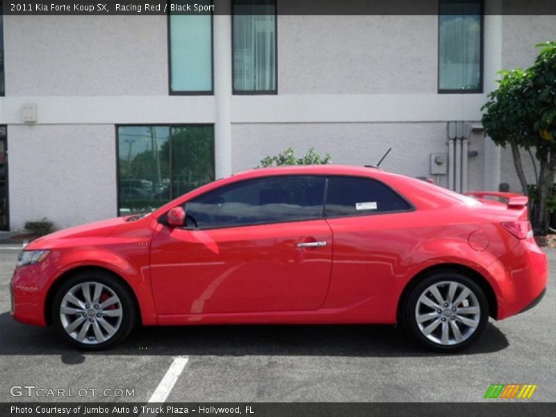 Racing Red / Black Sport 2011 Kia Forte Koup SX