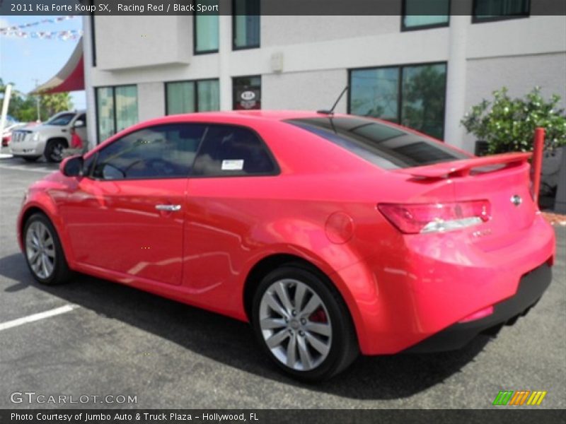 Racing Red / Black Sport 2011 Kia Forte Koup SX