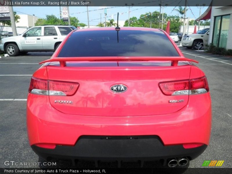 Racing Red / Black Sport 2011 Kia Forte Koup SX