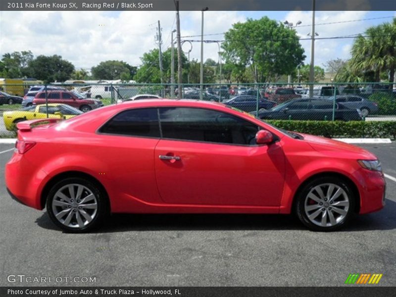 Racing Red / Black Sport 2011 Kia Forte Koup SX