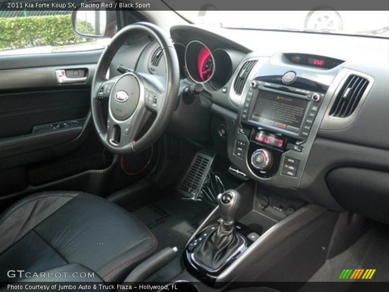 Racing Red / Black Sport 2011 Kia Forte Koup SX