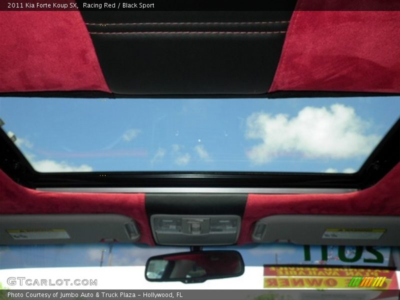 Racing Red / Black Sport 2011 Kia Forte Koup SX