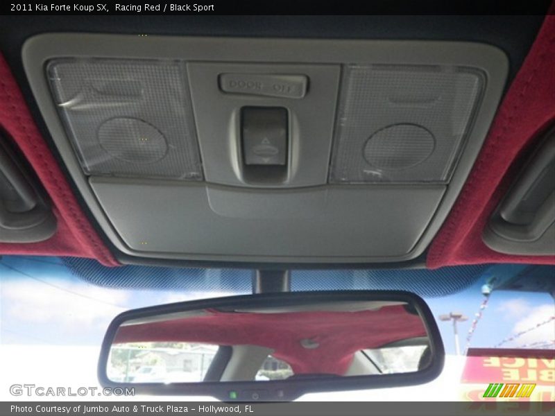 Racing Red / Black Sport 2011 Kia Forte Koup SX