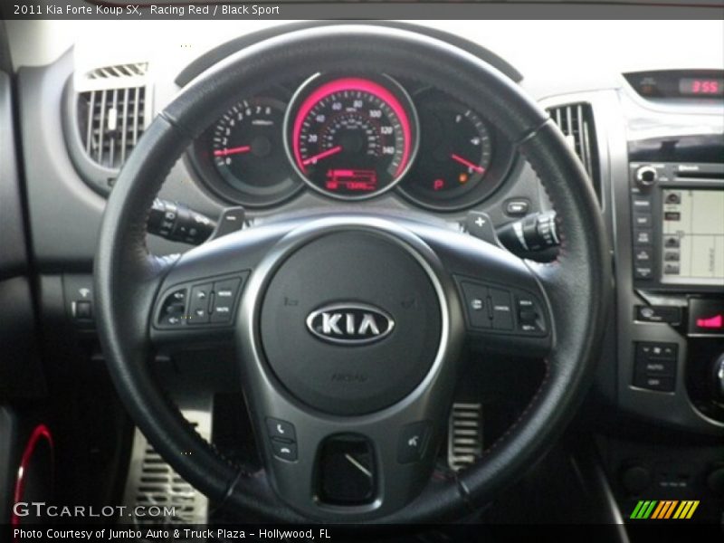 Racing Red / Black Sport 2011 Kia Forte Koup SX