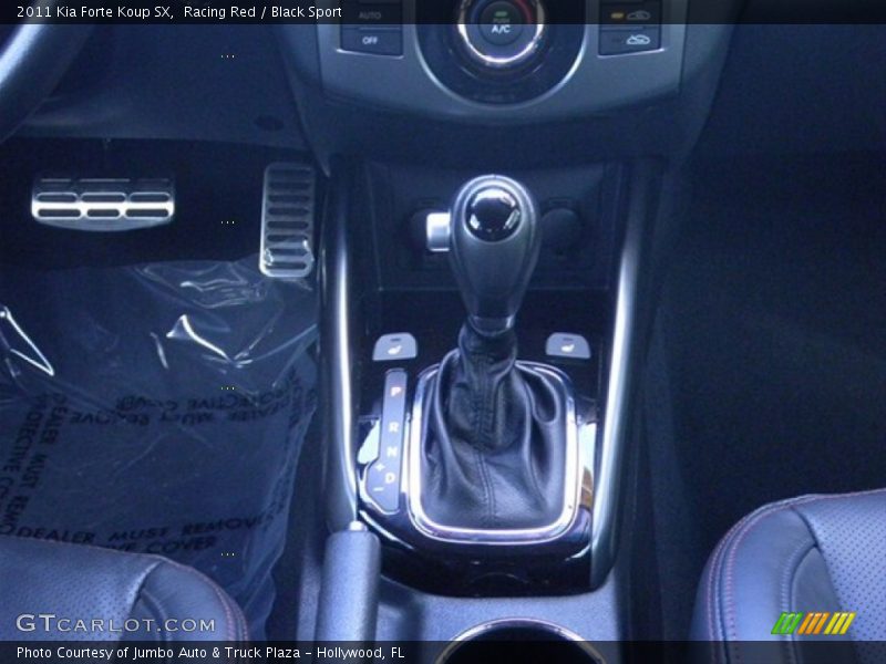 Racing Red / Black Sport 2011 Kia Forte Koup SX