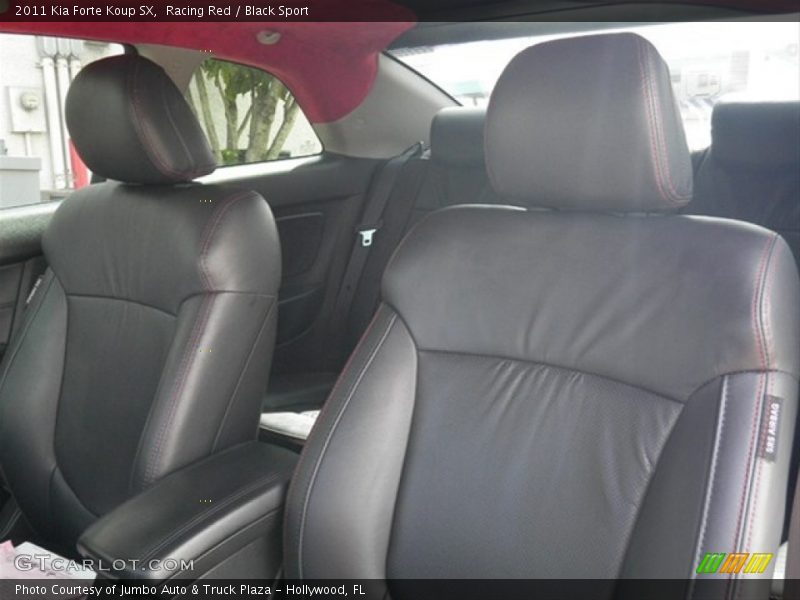Racing Red / Black Sport 2011 Kia Forte Koup SX