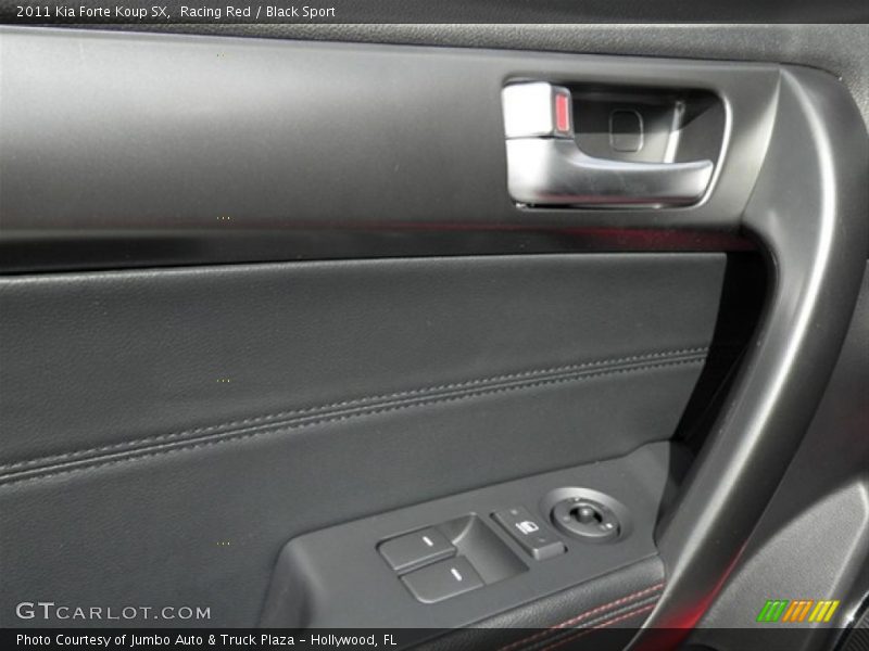 Racing Red / Black Sport 2011 Kia Forte Koup SX