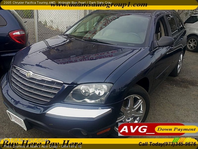 Midnight Blue Pearl / Dark Slate Gray 2005 Chrysler Pacifica Touring AWD