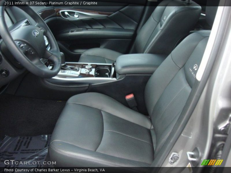  2011 M 37 Sedan Graphite Interior