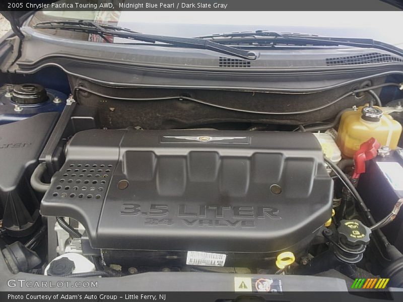 Midnight Blue Pearl / Dark Slate Gray 2005 Chrysler Pacifica Touring AWD
