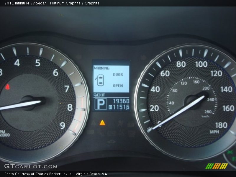 Platinum Graphite / Graphite 2011 Infiniti M 37 Sedan