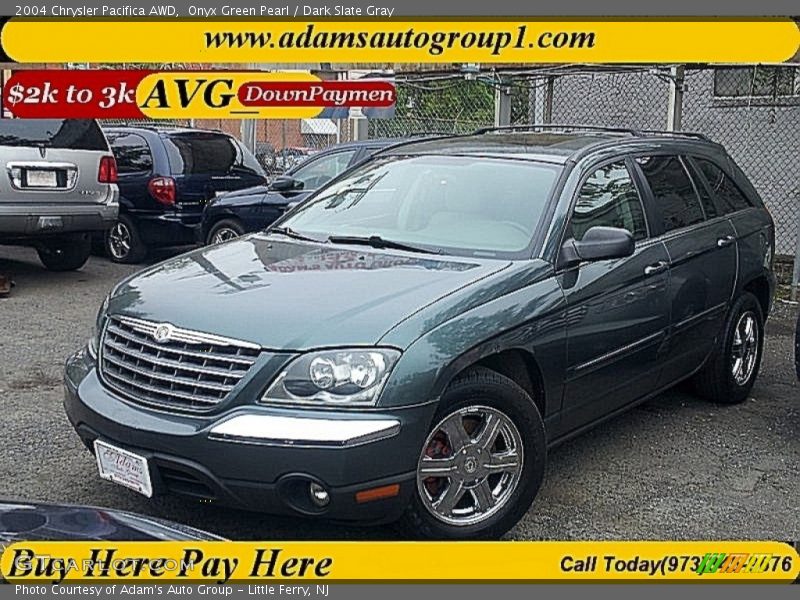 Onyx Green Pearl / Dark Slate Gray 2004 Chrysler Pacifica AWD