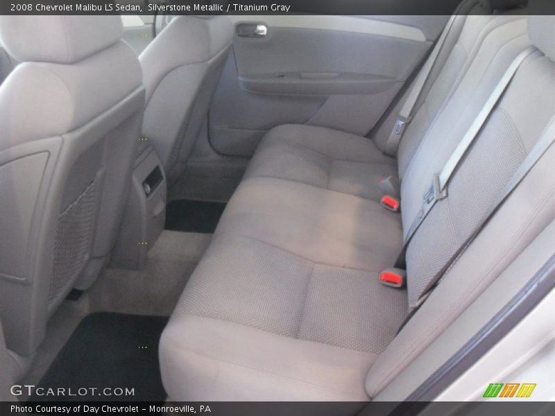Silverstone Metallic / Titanium Gray 2008 Chevrolet Malibu LS Sedan