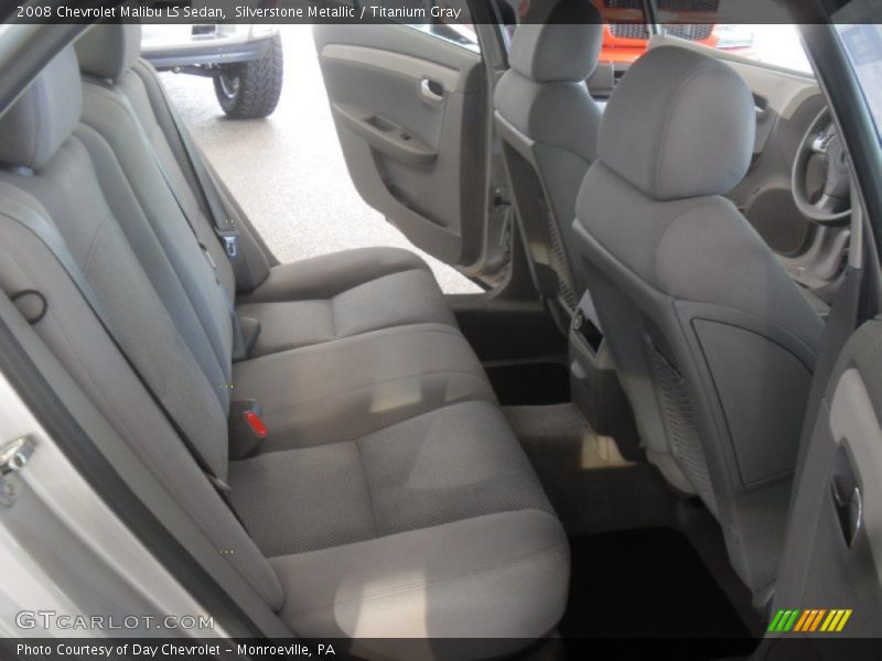 Silverstone Metallic / Titanium Gray 2008 Chevrolet Malibu LS Sedan