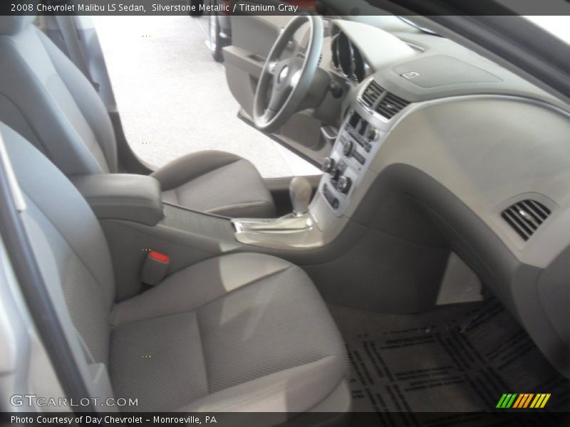 Silverstone Metallic / Titanium Gray 2008 Chevrolet Malibu LS Sedan