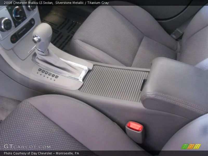 Silverstone Metallic / Titanium Gray 2008 Chevrolet Malibu LS Sedan