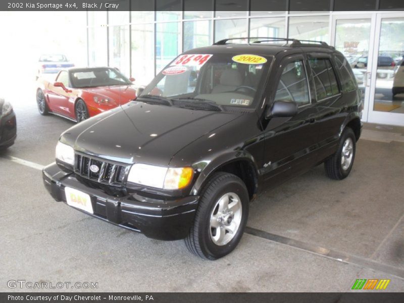 Black / Gray 2002 Kia Sportage 4x4