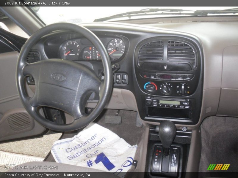 Black / Gray 2002 Kia Sportage 4x4