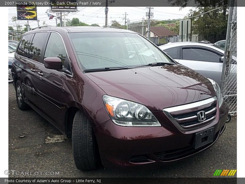 Dark Cherry Pearl / Ivory 2007 Honda Odyssey EX-L