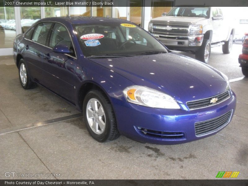 Laser Blue Metallic / Ebony Black 2007 Chevrolet Impala LT