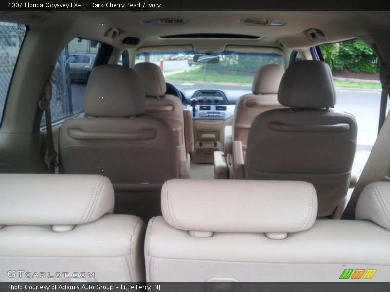 Dark Cherry Pearl / Ivory 2007 Honda Odyssey EX-L