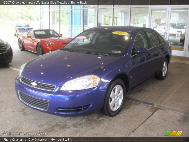 Laser Blue Metallic / Ebony Black 2007 Chevrolet Impala LT