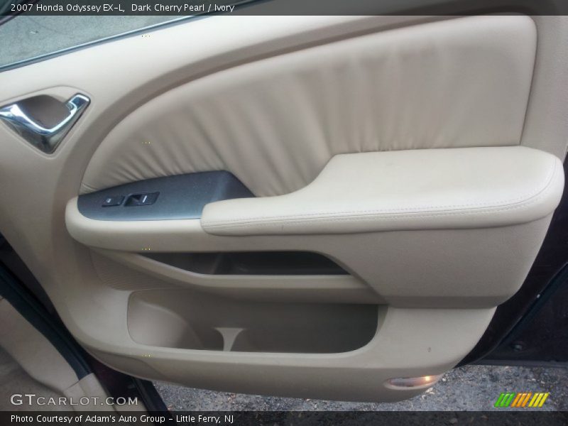 Dark Cherry Pearl / Ivory 2007 Honda Odyssey EX-L
