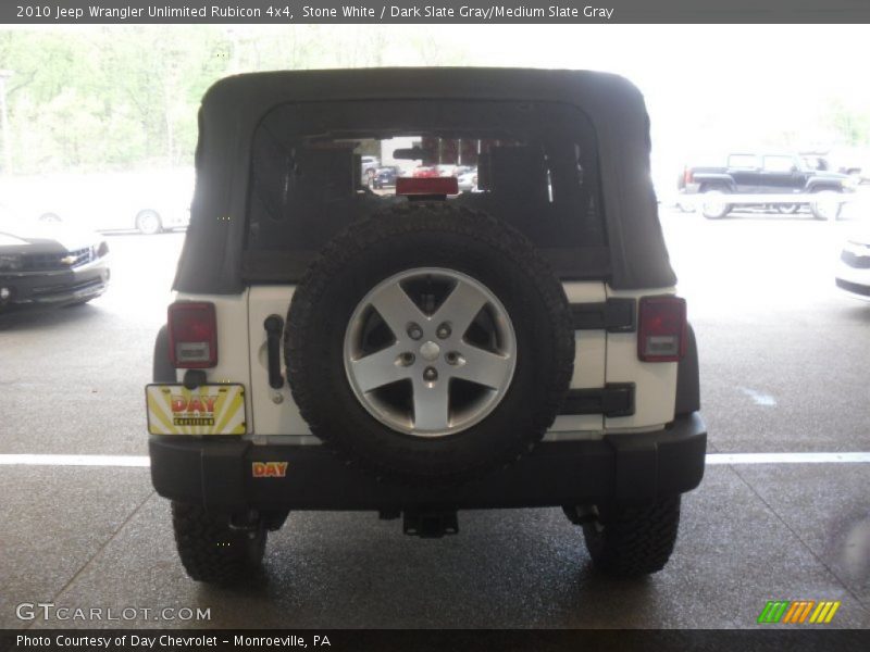 Stone White / Dark Slate Gray/Medium Slate Gray 2010 Jeep Wrangler Unlimited Rubicon 4x4