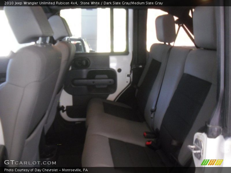 Stone White / Dark Slate Gray/Medium Slate Gray 2010 Jeep Wrangler Unlimited Rubicon 4x4