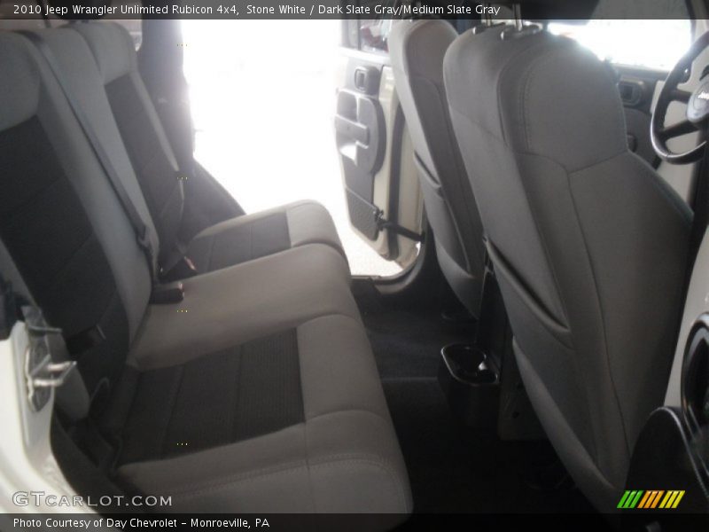 Stone White / Dark Slate Gray/Medium Slate Gray 2010 Jeep Wrangler Unlimited Rubicon 4x4
