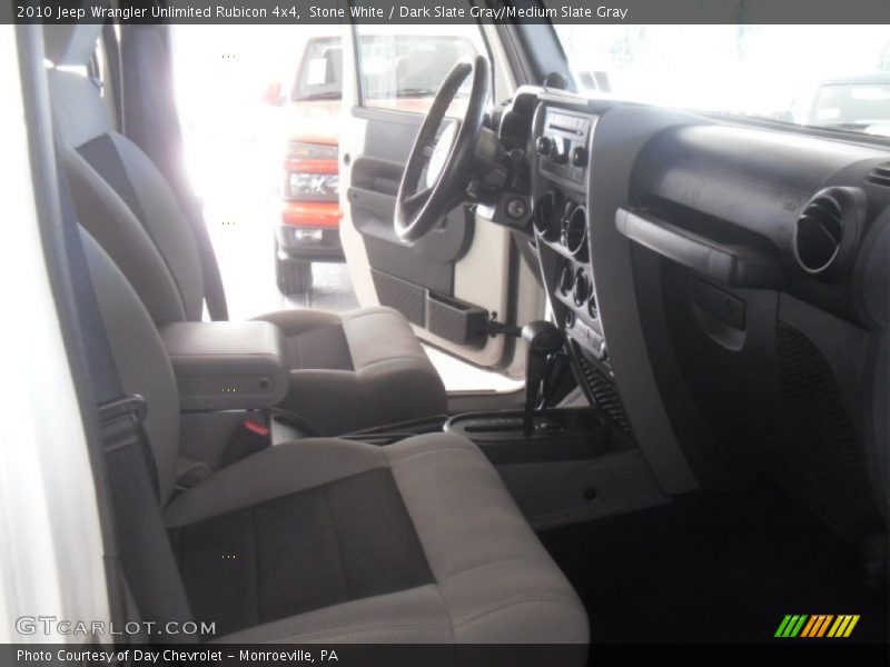 Stone White / Dark Slate Gray/Medium Slate Gray 2010 Jeep Wrangler Unlimited Rubicon 4x4