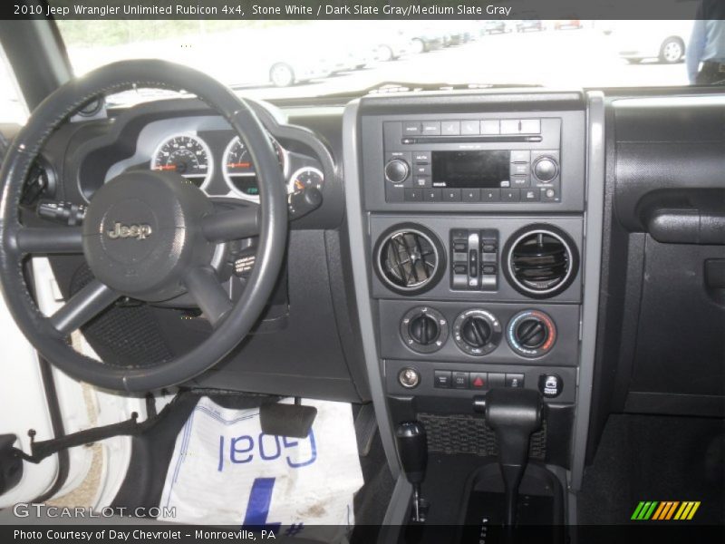 Stone White / Dark Slate Gray/Medium Slate Gray 2010 Jeep Wrangler Unlimited Rubicon 4x4