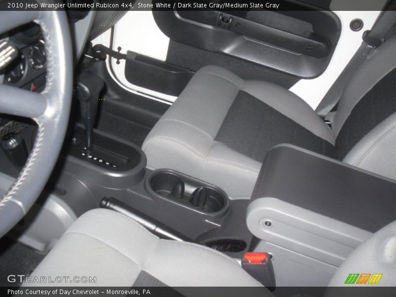 Stone White / Dark Slate Gray/Medium Slate Gray 2010 Jeep Wrangler Unlimited Rubicon 4x4
