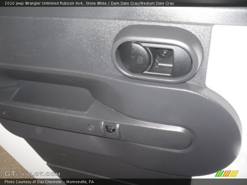 Stone White / Dark Slate Gray/Medium Slate Gray 2010 Jeep Wrangler Unlimited Rubicon 4x4