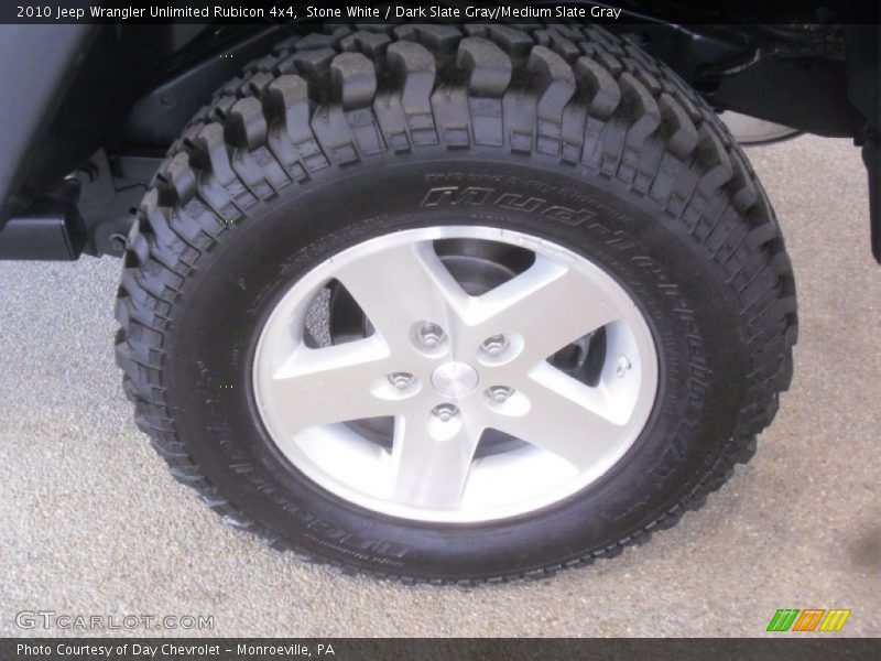 Stone White / Dark Slate Gray/Medium Slate Gray 2010 Jeep Wrangler Unlimited Rubicon 4x4