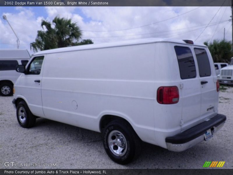 Bright White / Sandstone 2002 Dodge Ram Van 1500 Cargo