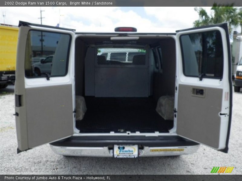 Bright White / Sandstone 2002 Dodge Ram Van 1500 Cargo