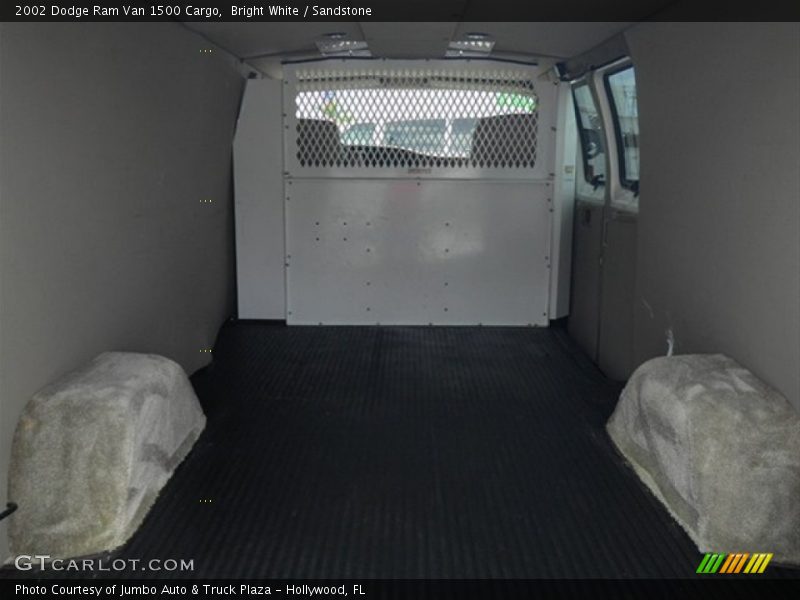 Bright White / Sandstone 2002 Dodge Ram Van 1500 Cargo